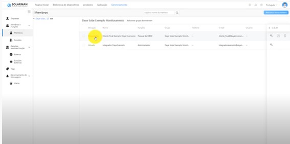 Configuração por Wi-Fi do microinversor Deye para arranjo solar fotovoltaico 