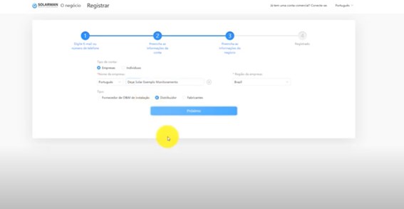 Configuração por Wi-Fi do microinversor Deye para arranjo solar fotovoltaico 